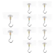 Adhesive Ceiling Hooks,10Pack Ceiling Hanger Hooks,Sticky Ceiling Hooks6912