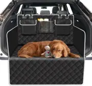 Dog Car Seat Protector for Back Seat, Car Boot Liners for Dogs，with 3 Organizer