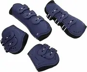 Kisangel Jumping Tendon Horse Boots Horse Leg Guards Comfortable Fit for Riding