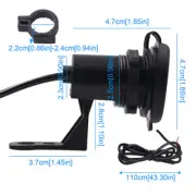 Motorcycle Mobile Phone Charger Car Chargers USB Extension Socket