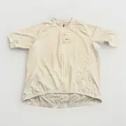 Bontrager Mens White Custom Semi Fitted Short Sleeve Cycling Jersey Size M NWT