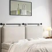 BSHOMGI King Headboard, Wall Mounted Headboards for Bed with Linen Upholstery Hanging Headboard for Bedroom Thanksgiving Day, Christmas for Family(Beige, King)