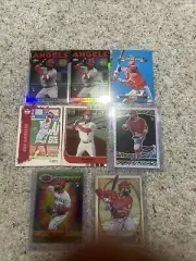 2021 Topps Black Gold/Finest Flashbacks Jo Adell 8 Card RC Lot