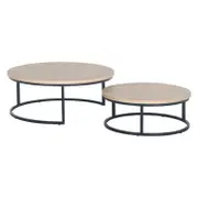Nevada Round Nesting Coffee Table Set