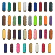 50m Waxed Thread for Leather Waxed Cord Hand Stitching Thread Flat Waxed Sewing