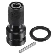 Chuck Adapter 1/2" By 1/4" Female Socket for Electric Ratchet Wrenches