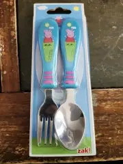 Zak Pak CHASE Peppa Pig toddler Spoon and Fork