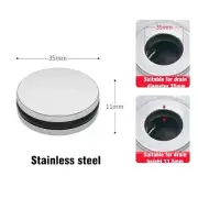Stainless Steel Pop-up Drain Filter Universal Bathroom Sink Stopper Magic