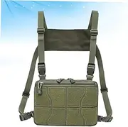 1pc Chest Pack Running Chest Pack Black Harness Bag Chest Bag Tool Harness Bag Multifunction Toolbox Men and Women Chest Pack