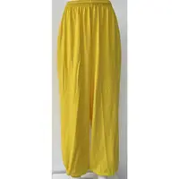 在飛比找蝦皮購物優惠-K10 黃色精梳棉 功夫褲 束口褲 太極褲 燈籠褲 寬褲 武
