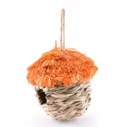 Woven Bird Nest Handmade for Parakeets Cockatiel Nesting Box Handwoven