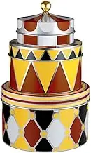 Alessi, Set 3 Circus All-Purpose Boxes, Set Of 3, Multicolor