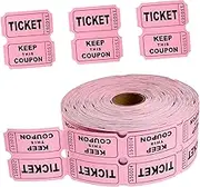 FOYTOKI 1roll Colorful Raffle Tickets Game Festival Event Tickets for Parties Carnivals and Drawings Interactive Paper Ticket Labels for Exciting Celebrations
