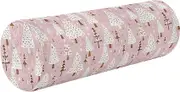 GuoChe Bolster Pillow Insert Peach Christmas Tree Ornaments Peach Neck Roll Pillow 5.5" x 17" Round Pillow Forms Cylinder Pillows Decorative Round Pillow Covers with Zipper