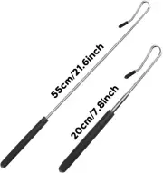 2 Pack 21 Inch Adjustable Puppet Handles Arm Control Rod Extendable Metal Puppet