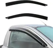 AUSGO Weathershields Compatible with Ford Ranger PX PX2 PX3 Single Cab 2011-2022, Weather Shields Window Visors Wind Deflectors Sun Rain Guard 2PCS Set