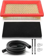 [MOTOALL] 2 Pack 951-10298 Lawn Mower with Air Filter 951-10358 951-10358A 951-10364 751-10358 751-10358A 951-12296 Fuel Filter for MTD Cub Cadet SC100 951-14632, for Kohler 14 083 01-S