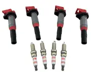 Ignition Coils & Spark Plugs for 12-17 BMW 2.0L Turbo N20 11-16 Mini Cooper 1.6L (for: Mini)
