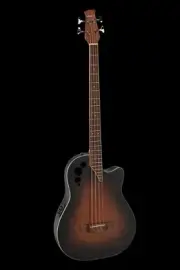 Ovation Applause AEB4-7S E-Acoustic Bass Mid Cutaway 4-string Vtg Varnish Satin
