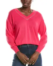 Brodie Cashmere Wool & Cashmere-Blend Hot Fix Studded Jumper