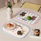 Waterproof Cup Coaster Cartoon Kitchen Mat New Dining Table Mat