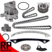 Water Pump with Gasket Timing Chain Kit Fit Jaguar F-Pace E-Pace XF XE 2.0L GAS (for: Jaguar)