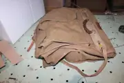 WWII USAAF private purchase uniform bag suitcase w Squadron decal named