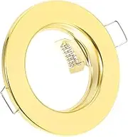 Yardenfun Led Trim Ring for Recessed Light Fixtures Mr16/gu10 Iron Minimalist Design Easy to Fit Dec