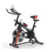 Heavy Flywheel Exercise Spin Bike Black
