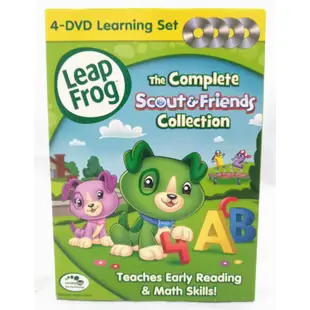 ☆翔祐之家☆ 正版 美國購回 跳跳蛙 LeapFrog 4片DVD組 (全新)