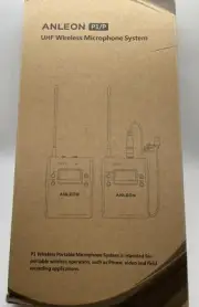 Anleon P1/P Professional Wireless Lavalier Microphone System Vlog Universal