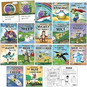 Teacher Created Resources Animal Antics Long Vowel Phonics Readers 15-Book Set