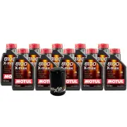 10L Motul 8100 X-MAX 0W40 Wix XP Filter Motor Oil Change Kit API SN