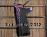 Western Black Top Grain leather Bull Riding Rodeo Chaps : 6509 Purple