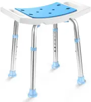 Aliseniors Shower Chair for Inside Shower Nonslip Bath Shower Stool with Padded