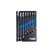 8 Pcs of Kincrome Evolution Metric Single Way Gear Spanners EVA Tray Tool Kits