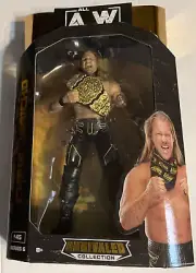 Chris Jericho AEW Unrivaled Series 6 Wrestling Action Figure. Damaged Package.