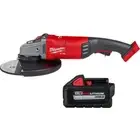 Milwaukee Brushless Cordless 7"/9" Angle Grinder w/ 6.0-Ah Battery 18-V Li-ion