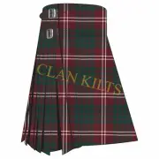 Scottish Handmade Traditional Crawford Modern 8-yard Tartan Kilt For Men