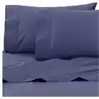 WAMSUTTA 500 Thread-Count Pimacott Sheet Set (Navy, Queen)