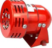 Lertenys Sirene Alarm 220v Powerful Exterior, Sirene Alarm 120db, Red Motor Conduit Sirne Mtal Horn Industry Boat Alarm Ruikalucky