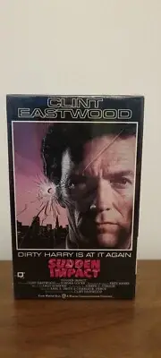 Sudden Impact Betamax Brand New Factory Sealed Dirty Harry