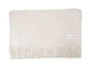 Sferra Celine Herringbone, 100% Cotton Throw Blanket - Taupe