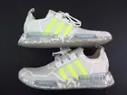 Size 11 ADIDAS ORIGINALS Men's NMD R1 Sneaker Shoes White Solar Yellow GW5637