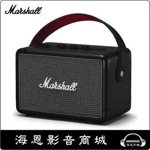 【海恩數位】英國 Marshall Kilburn II 攜帶式藍牙喇叭 經典黑