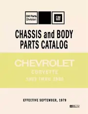 1953 - 1980 Chevrolet Corvette Parts Catalog (Text & Illustration)