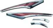 Kuryakyn L.E.D. Saddlebag Accent Swoops 12-17 GL1800 Chrome
