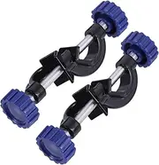 Veemoon 2pcs Adjustable Clamp Stand Set - Metal Right Angle Clamps with Rotating Support for Lab Retort and Projects - Adjustable Holders for Precision Work