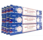 11 Box Nag Champa Incense Satya Sai Baba Agarbatti Scent Meditation 15g each