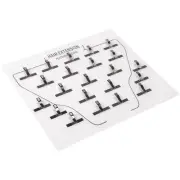 Extension Holder Acrylic Hair Extension Holder Board-Clip in Wig Grafting7667